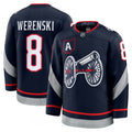 Zach Werenski Columbus Blue Jackets 2025 NHL Stadium Series Premium NHL Jersey - Navy