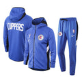 LA Clippers Nike 2019/20 Showtime Full-Zip Therma Flex Performance Hoodie