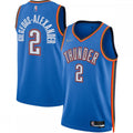 Shai Gilgeous-Alexander Oklahoma City Thunder Nike 2021/22 Diamond Swingman NBA Jersey - Icon Edition - Blue