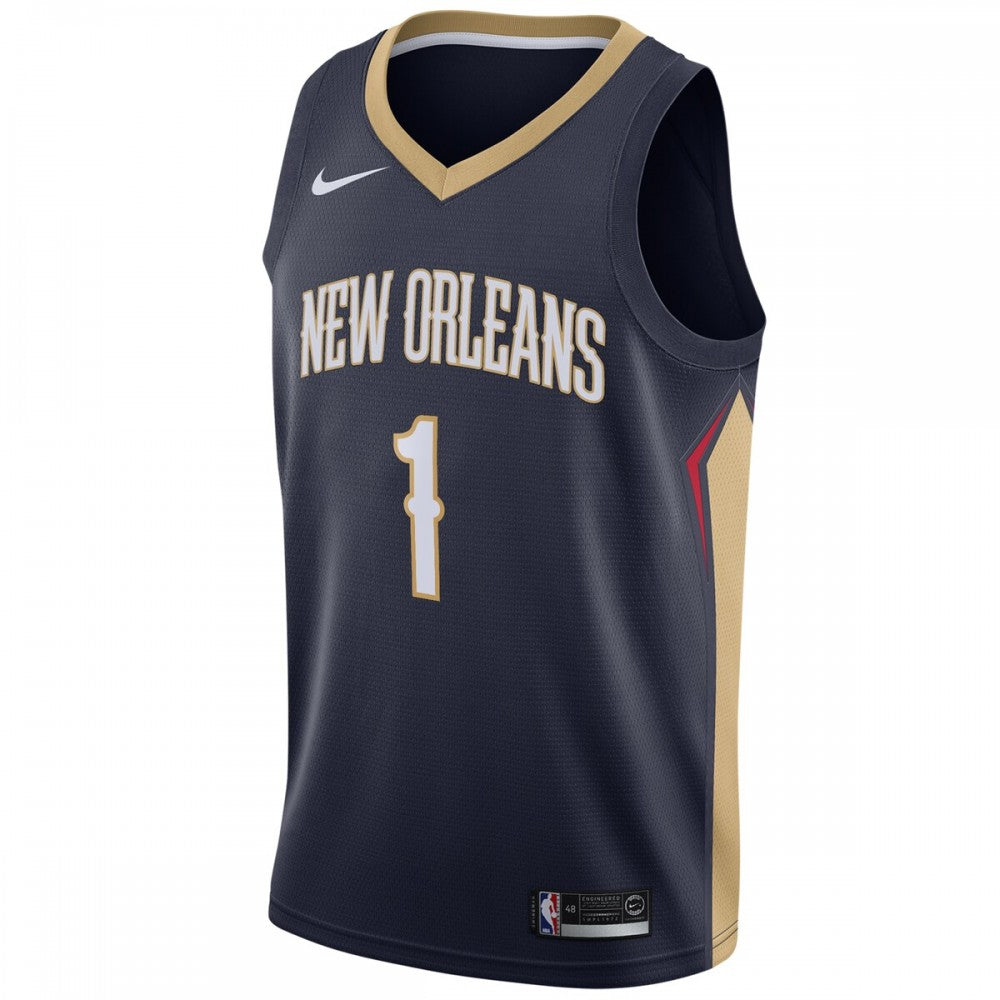 Zion Williamson New Orleans Pelicans Nike 2019 NBA Draft First Round Pick Swingman NBA Jersey Navy - Icon Edition