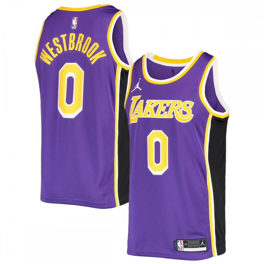 Russell Westbrook Los Angeles Lakers Jordan Brand 2021/22 Swingman NBA Jersey - Statement Edition - Purple