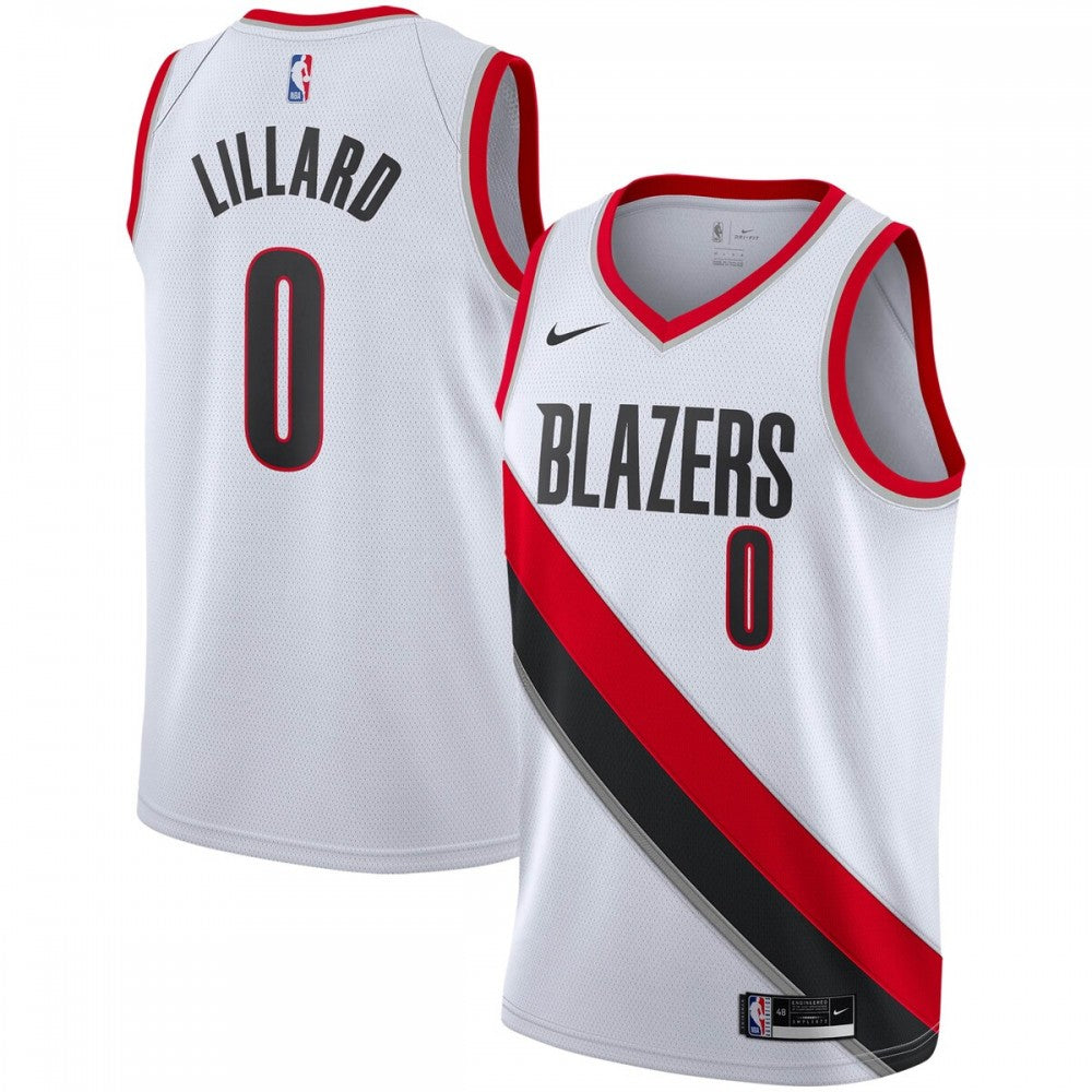Damian Lillard Portland Trail Blazers Nike 2020/21 Swingman Player NBA Jersey - Association Edition - White