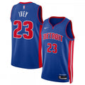 Jaden Ivey Detroit Pistons Nike Unisex 2022 NBA Draft First Round Pick Swingman NBA Jersey - Icon Edition - Blue