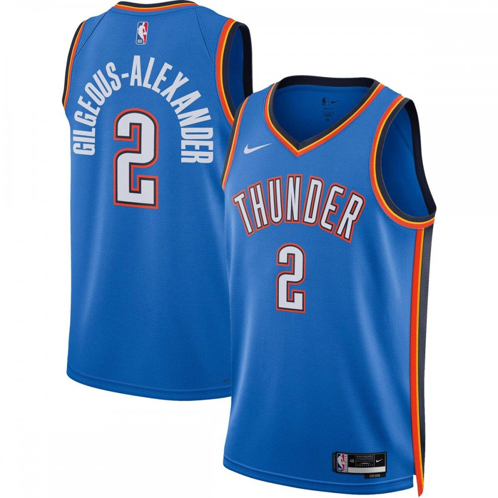 Shai Gilgeous-Alexander Oklahoma City Thunder Nike Unisex 2022/23 Swingman NBA Jersey - Icon Edition - Blue