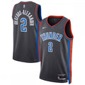 Shai Gilgeous-Alexander Oklahoma City Thunder Nike Unisex 2022/23 Swingman NBA Jersey - City Edition - Gray