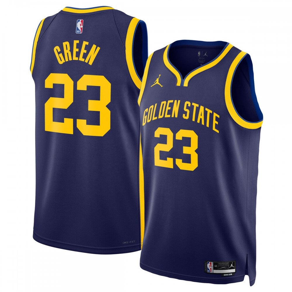 Draymond Green Golden State Warriors Jordan Brand Unisex 2022/23 Swingman Badge NBA Jersey - Statement Edition - Navy