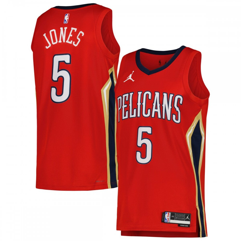 Herbert Jones New Orleans Pelicans Jordan Brand 2022/23 Replica Swingman NBA Jersey - Statement Edition - Red