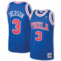 Allen Iverson Philadelphia 76ers Throwback 1996-97 Hardwood Classics Swingman NBA Jersey - Royal