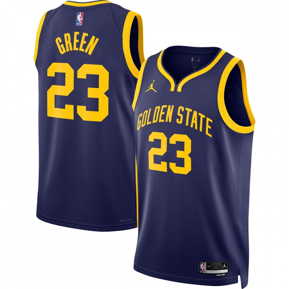 Draymond Green Golden State Warriors Jordan Brand 2022/23 Statement Edition Swingman NBA Jersey - Navy