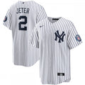 Derek Jeter New York Yankees Nike 2020 Hall of Fame Induction Home Replica Player Name MLB Jersey - White/Navy