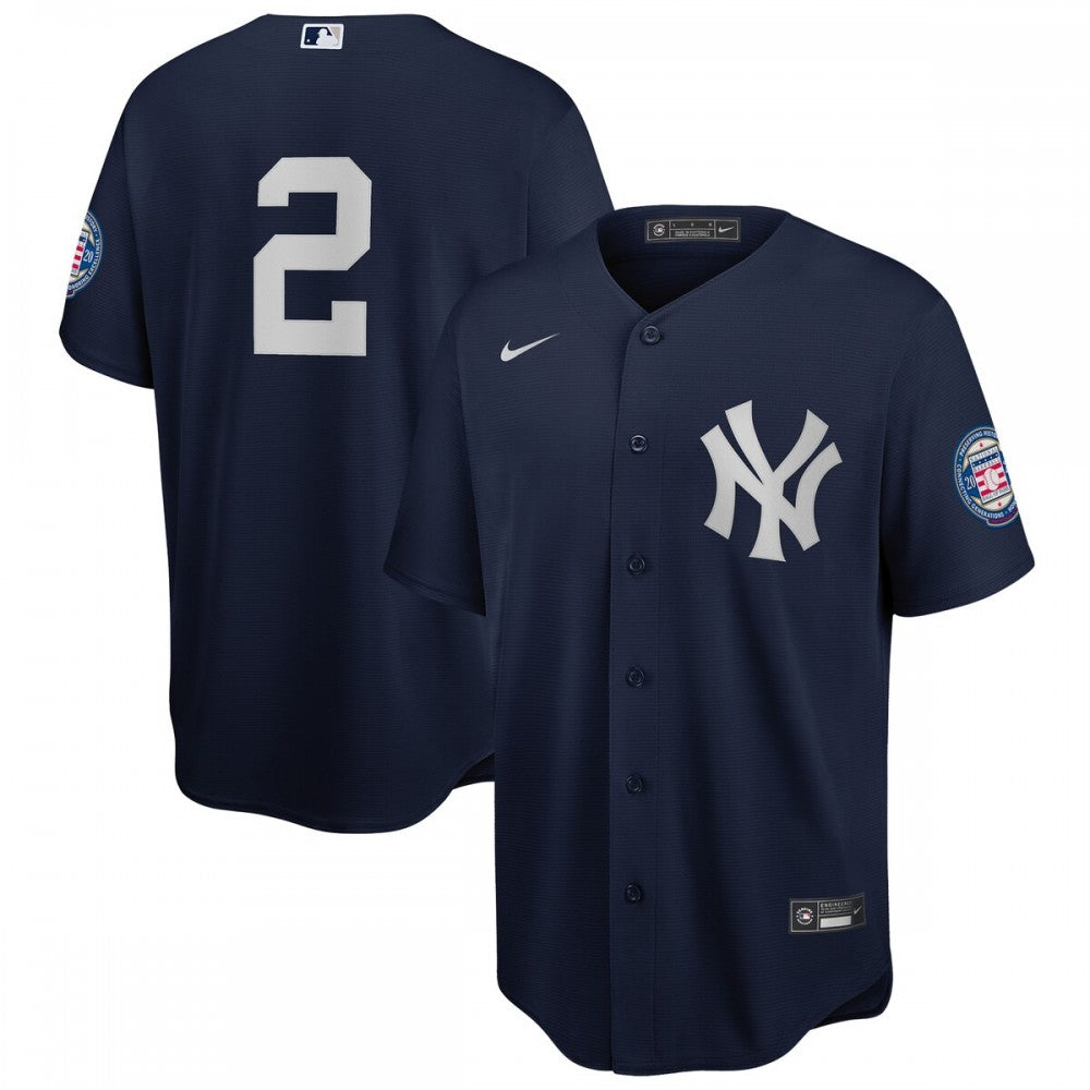 Derek Jeter New York Yankees Nike 2020 Hall of Fame Induction Alternate Replica Player MLB Jersey - Navy
