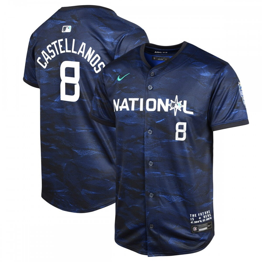 Nick Castellanos National League Nike Youth 2023 MLB All-Star Game Limited Player MLB Jersey - Royal