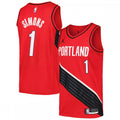 Anfernee Simons Portland Trail Blazers Jordan Brand Swingman Player NBA Jersey - Statement Edition - Red