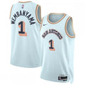 Victor Wembanyama San Antonio Spurs Nike Unisex 2024/25 Swingman Player NBA Jersey - City Edition - Light Blue