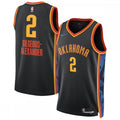 Shai Gilgeous-Alexander Oklahoma City Thunder Nike Unisex 2024/25 Swingman Player NBA Jersey - City Edition - Black