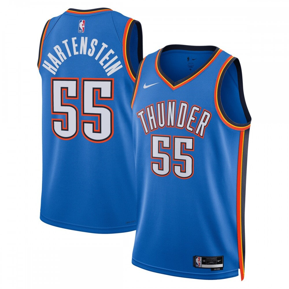 Isaiah Hartenstein Oklahoma City Thunder Nike Unisex Swingman Player NBA Jersey - Icon Edition - Blue