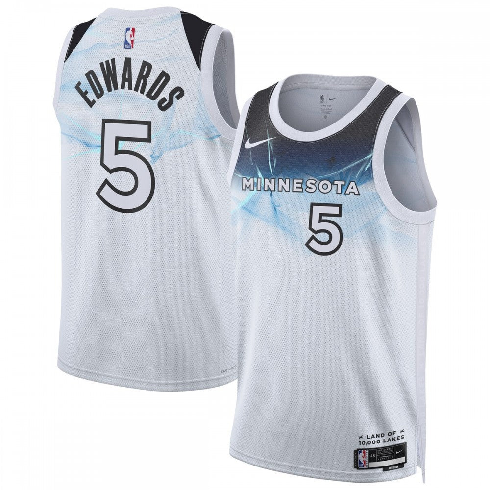 Anthony Edwards Minnesota Timberwolves Nike Unisex 2024/25 Swingman Player NBA Jersey - City Edition - White