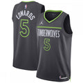 Anthony Edwards Minnesota Timberwolves Jordan Brand Unisex Swingman Black NBA Jersey - Statement Edition