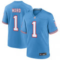 Cameron Ward Tennessee Titans Nike 2025 NFL Draft First Round Pick 2nd Alternate Game Jersey - Light Blue