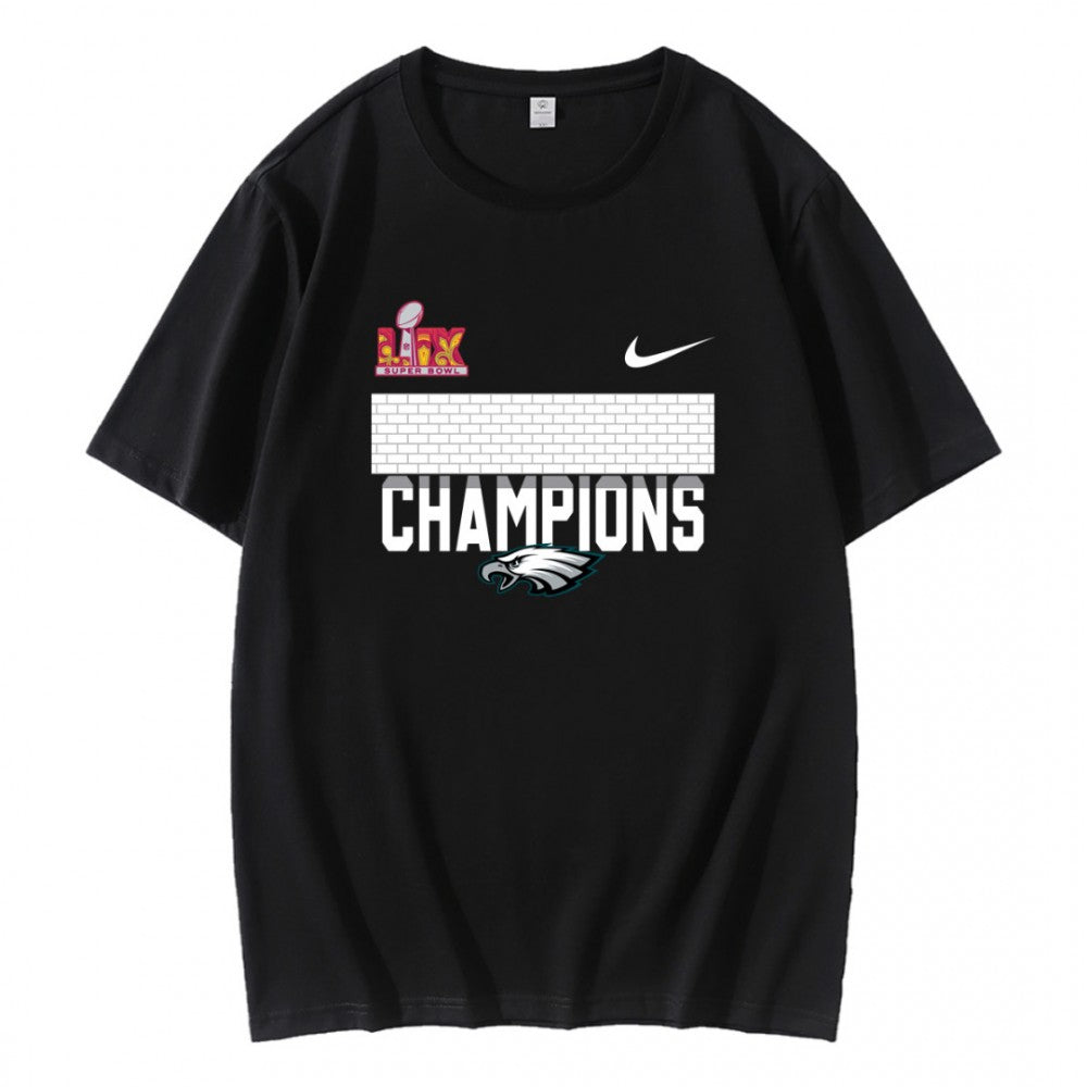 LIX Super Bowl Champions Philadelphia Football Eagles Logo T-Shirt