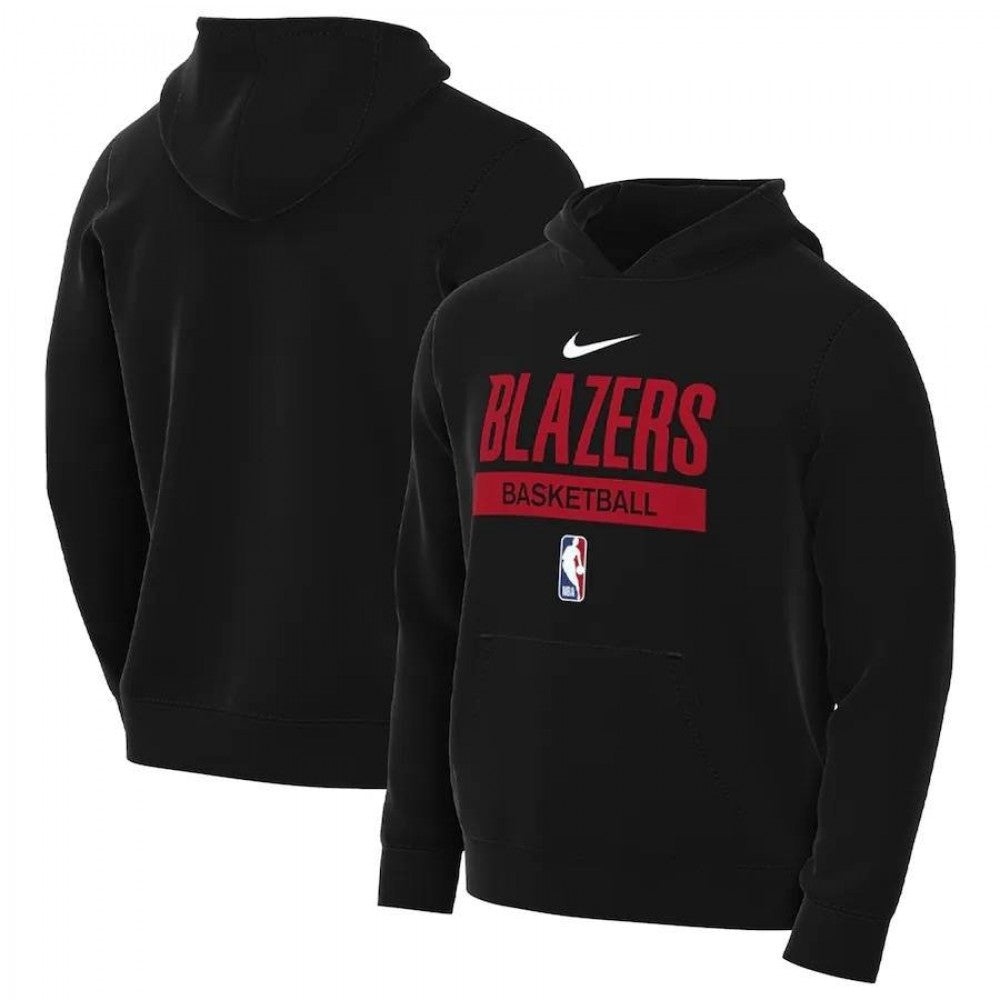 Portland Trail Blazers 2022/23 Nike Spotlight On-Court Practice Performance Pullover Hoodie
