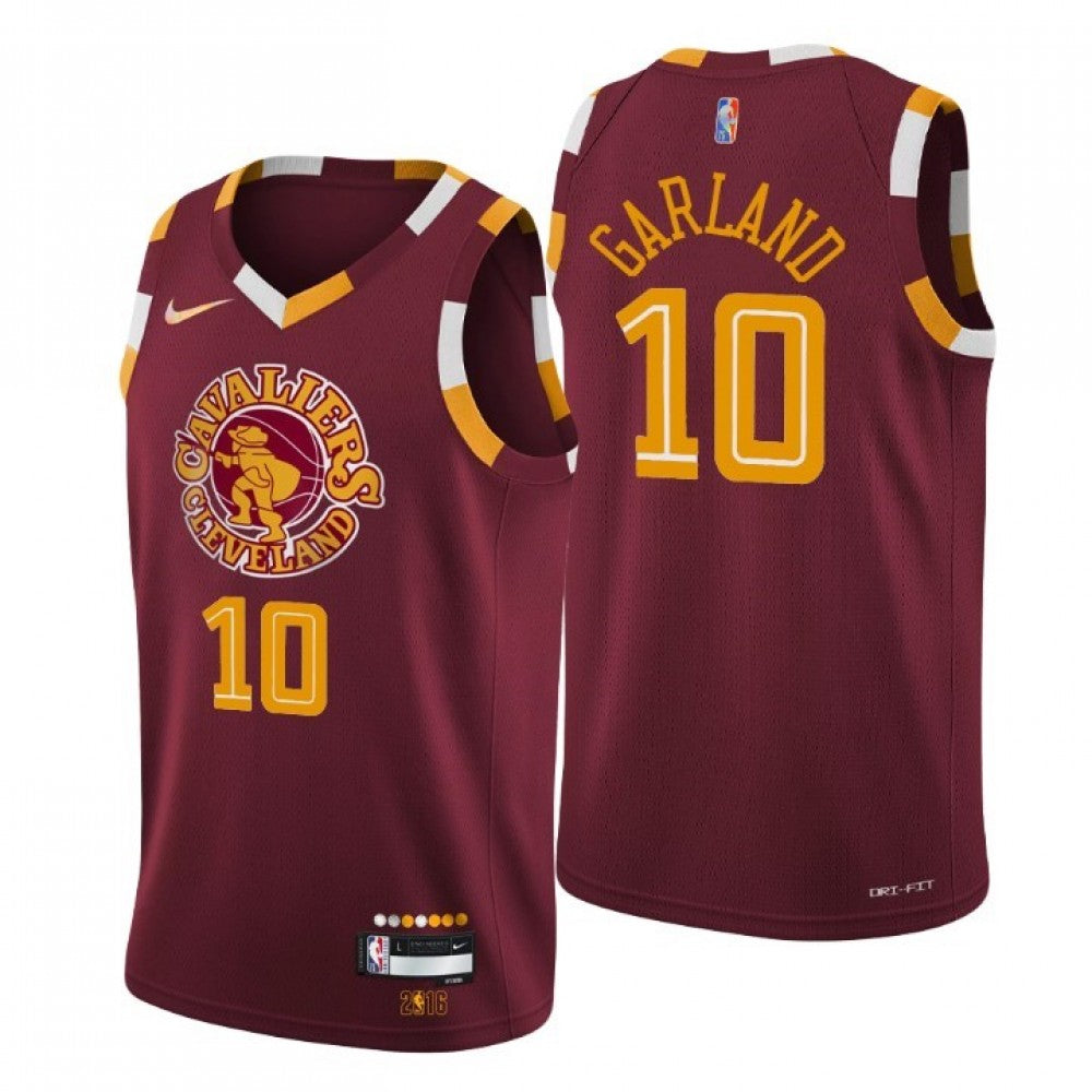 Men's Cleveland Cavaliers Darius Garland #10 Nike Wine 2021/22 Swingman NBA NBA Jersey - City Edition