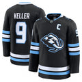 Men's Utah Mammoth Clayton Keller Black Home Premium Player NHL Jersey