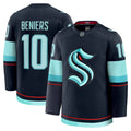Matty Beniers Seattle Kraken Home Premium NHL Jersey - Deep Sea Blue