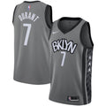 Men's Brooklyn Nets Kevin Durant #7 Nike Gray 2020/21 Swingman NBA Jersey - Statement Edition