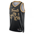 Men's Toronto Raptors OG Anunoby #3 Nike Black 2021 Swingman NBA Jersey - City Edition