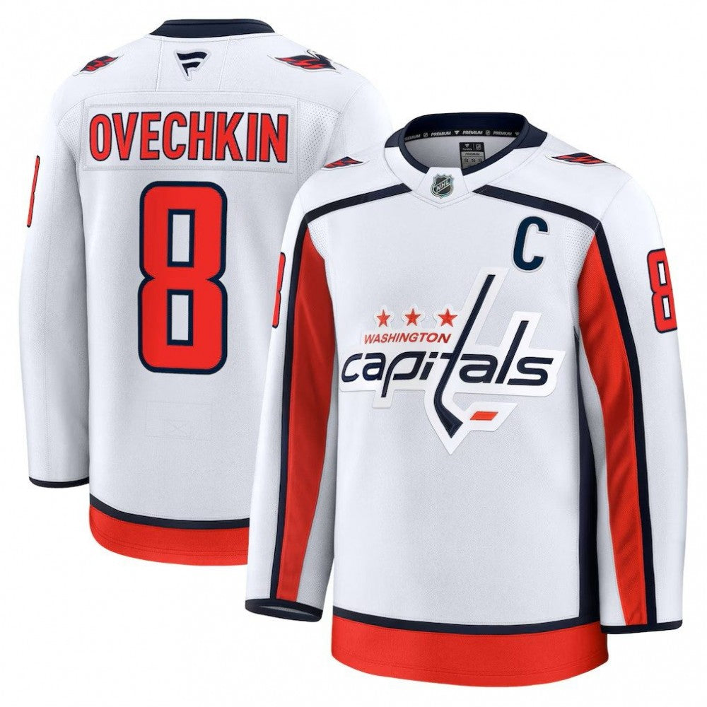 Alexander Ovechkin Washington Capitals Away Premium NHL Jersey - White