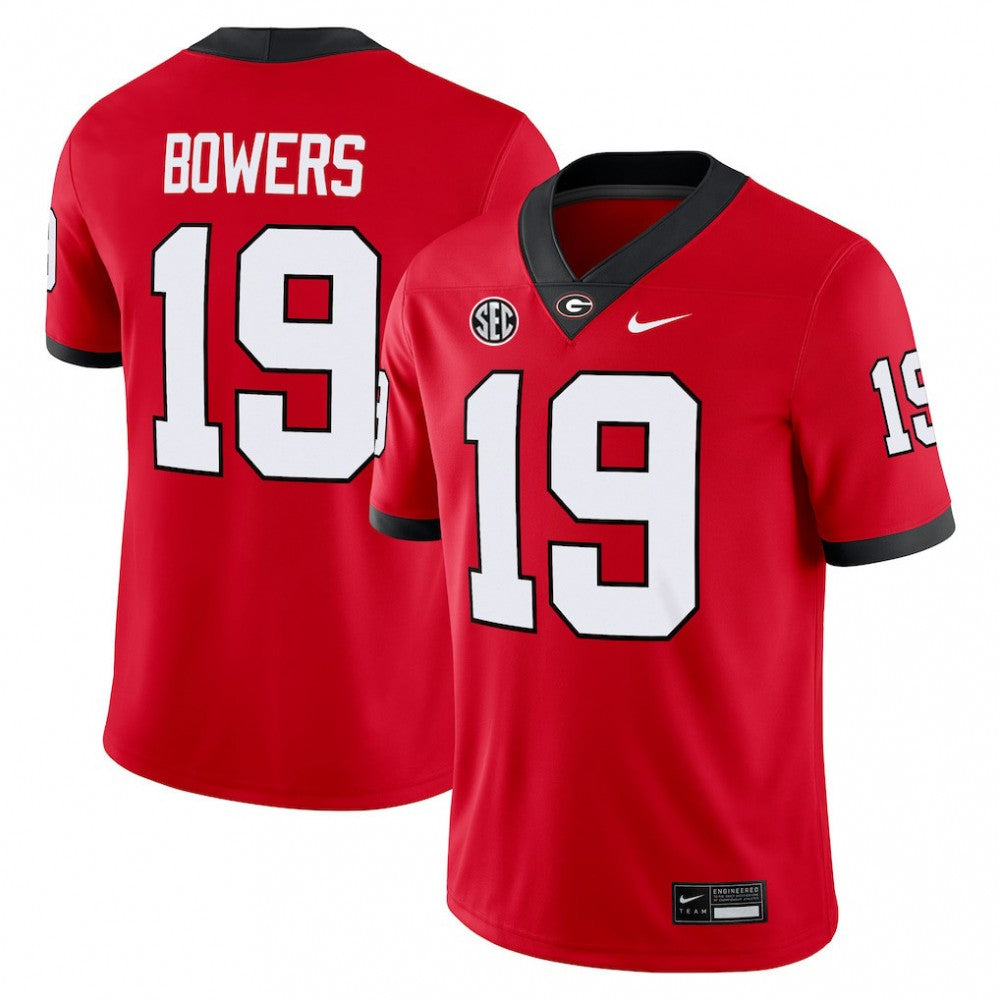 Brock Bowers Georgia Bulldogs Home Nike Football Game NCAA Jersey - Red