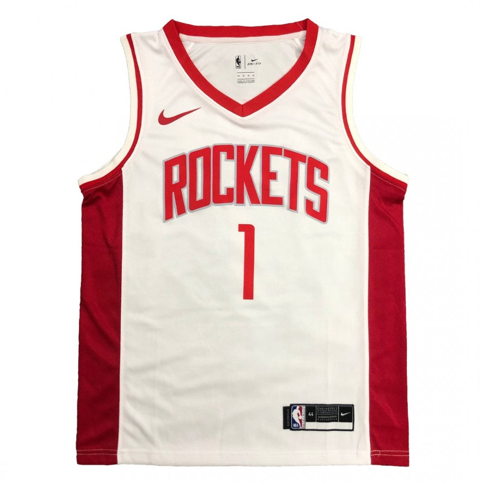 Men's Houston Rockets Tracy McGrady #1 Nike White Swingman NBA Jersey - Association Edition