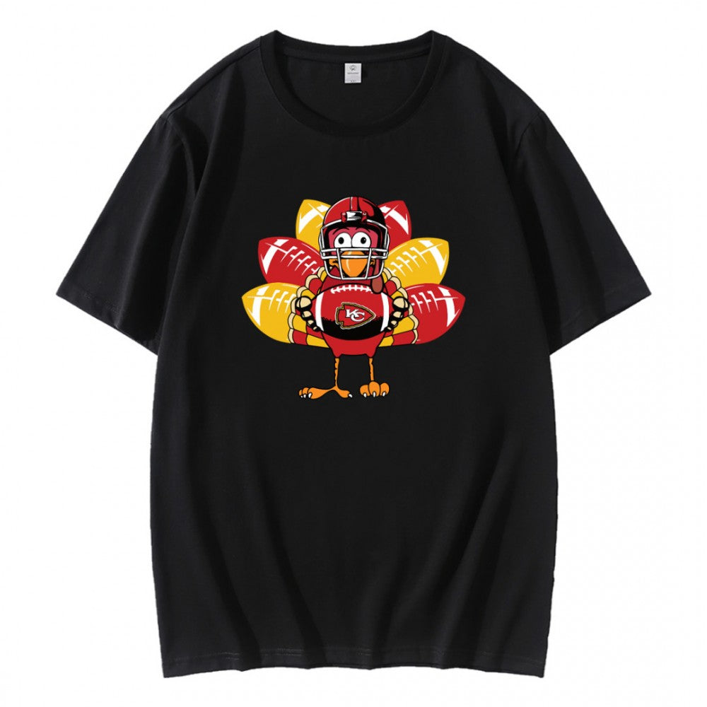 Kansas City Chiefs Turkey Thanksgiving T-Shirt
