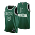 Men's Boston Celtics Jaylen Tatum #0 Nike Green 2021/22 Swingman NBA Jersey - City Edition