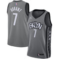 Men's Brooklyn Nets Kevin Durant #7 Jordan Gray 2020/21 Swingman NBA Jersey - Statement Edition