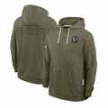 Atlanta Falcons Salute to Service Sideline Dominant Force NFL Pullover Hoodie