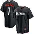 Jackson Holliday?Baltimore Orioles Nike 2023 City Connect Replica Player MLB Jersey - Black