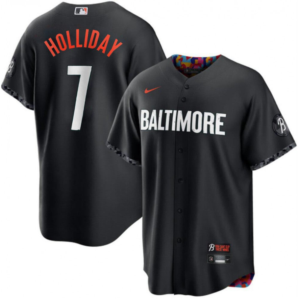 Jackson Holliday?Baltimore Orioles Nike 2023 City Connect Replica Player MLB Jersey - Black