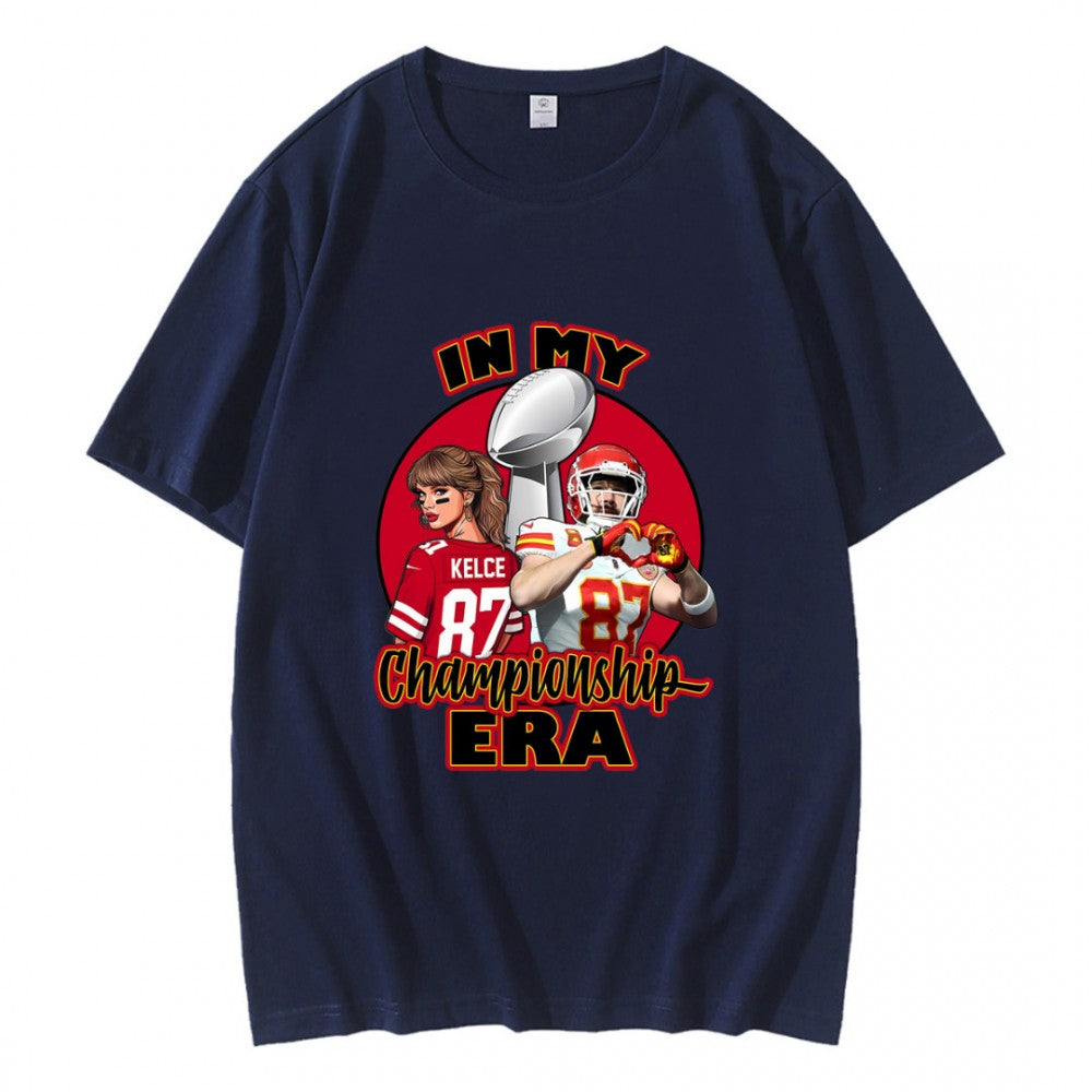 In My Era KC Chiefs Swift Kelce Super Bowl Champions T-Shirt