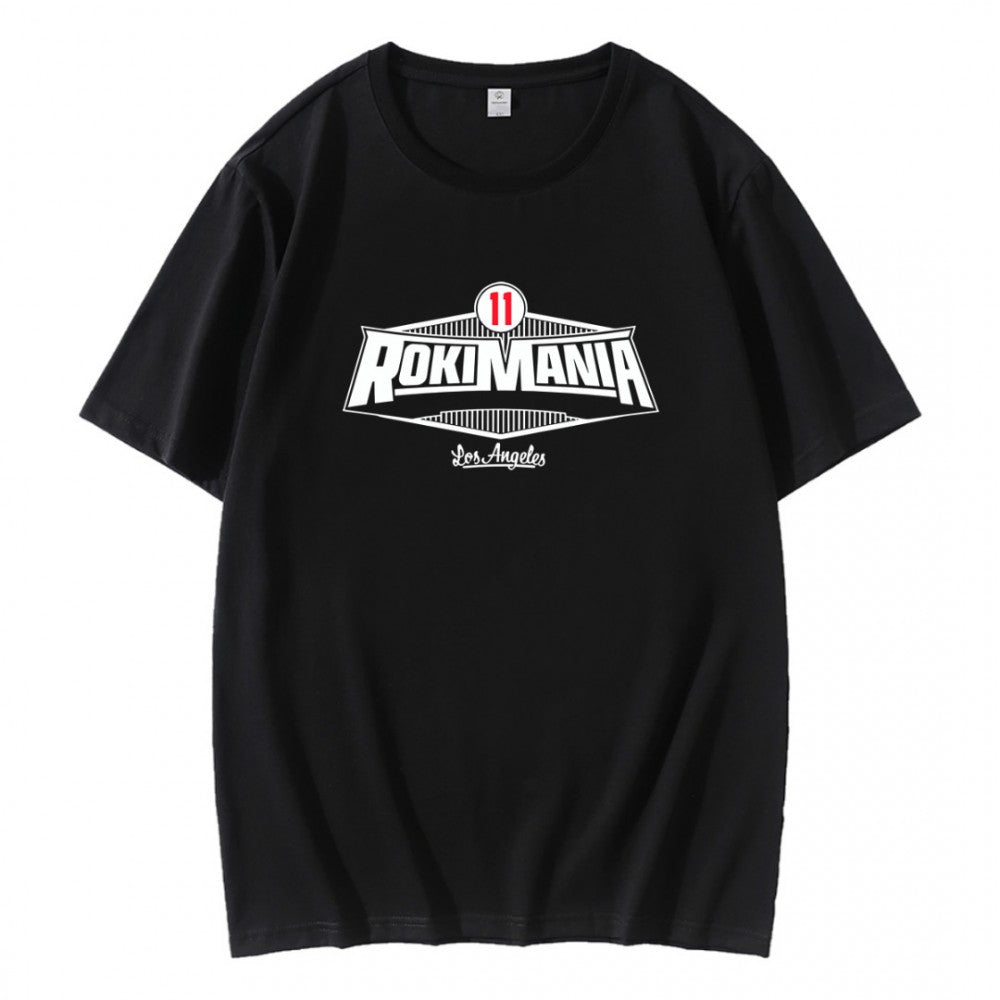 Rokimania Roki Sasaki 11 Los Angeles Dodgers Baseball T-Shirt