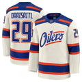 Leon Draisaitl Edmonton Oilers Alternate Cream Premium Player NHL Jersey