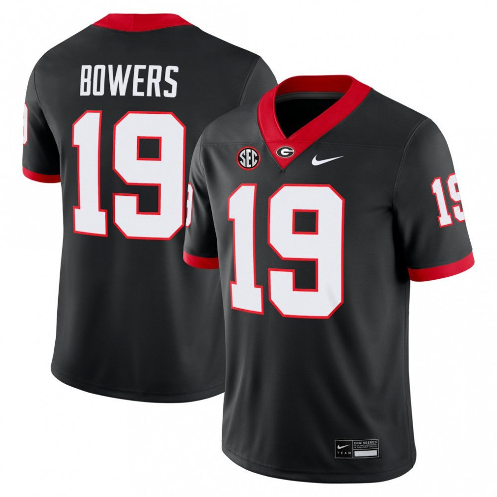 Brock Bowers Georgia Bulldogs Alternate Nike Football Game NCAA Jersey - Black