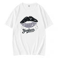 Funny Lips Yankees Baseball Team T-Shirt