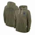 Los Angeles Chargers Salute to Service Sideline Dominant Force NFL Pullover Hoodie