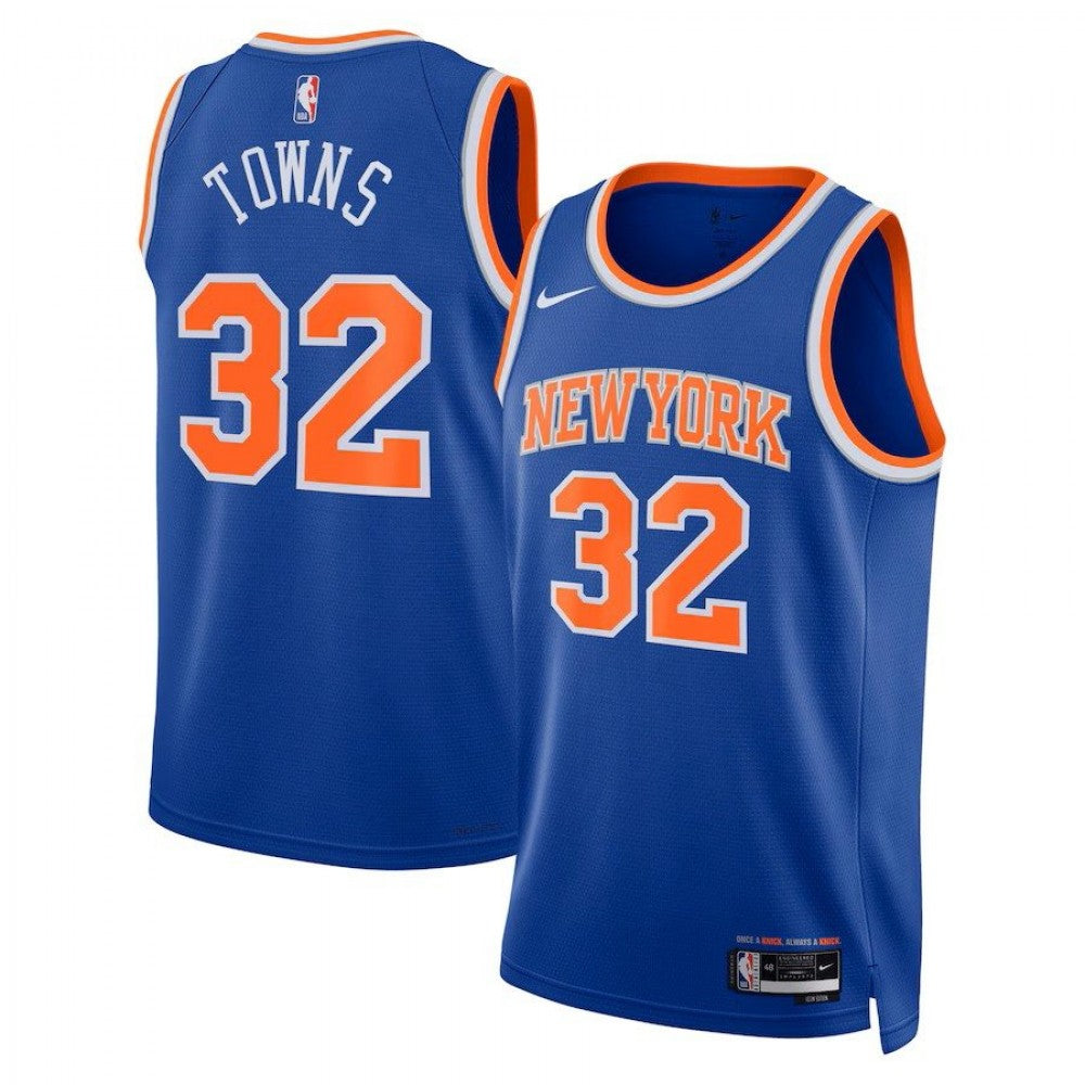 Karl-Anthony Towns New York Knicks Nike Unisex 2023/24 Swingman NBA Jersey - Blue - City Edition