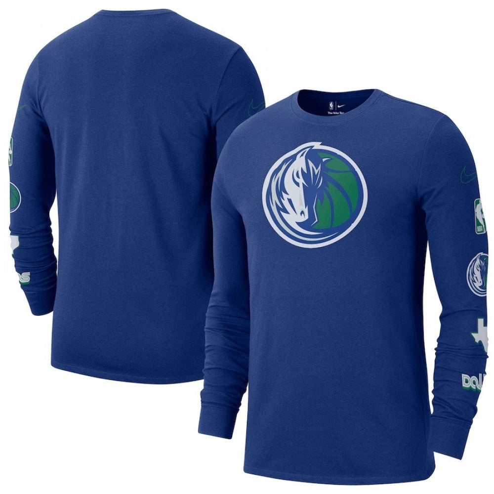 Dallas Mavericks Nike 2022/23 City Edition Essential Expressive Long Sleeve T-Shirt