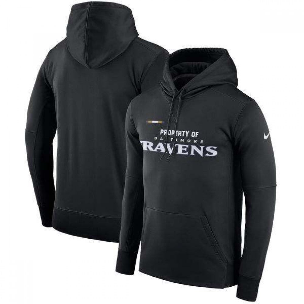 Baltimore Ravens Club Nike Therma NFL Pullover Hoodie