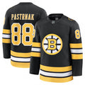 David Pastrnak Boston Bruins Home Premium Player NHL Jersey - Black