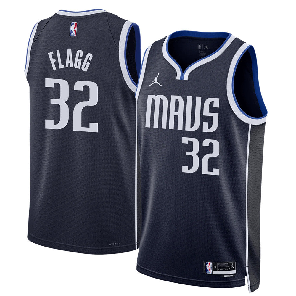 Cooper Flagg Dallas Mavericks Jordan Brand Swingman NBA Jersey - Statement Edition - Navy